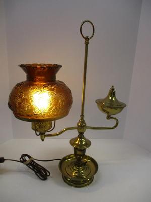 Electrified Student Lamp With Shade