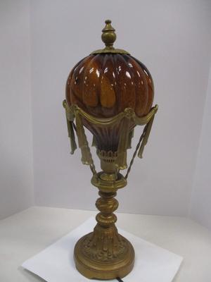 Maitland Smith Style Hot Air Balloon Glass Table Lamp