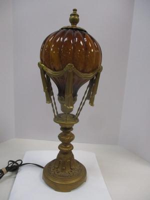 Maitland Smith Style Hot Air Balloon Glass Table Lamp