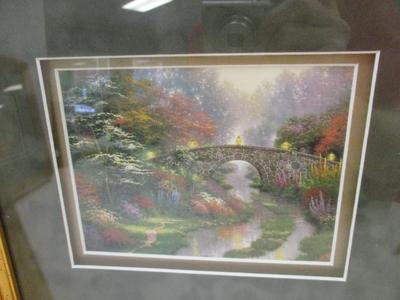 Thomas Kinkade "Hidden Cottage" "Stillwater Bridge" & "Glory Of Evening" Prints