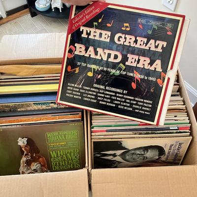 770 Two Full Boxes Of Vinyl Records