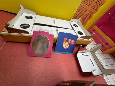Original 1962 Barbie Dream House with Original Furniture