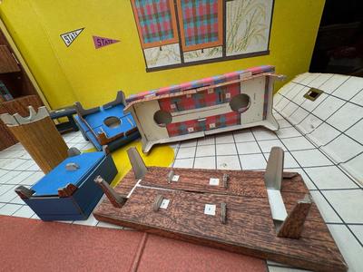 Original 1962 Barbie Dream House with Original Furniture