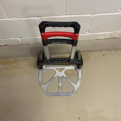 LOT 21B: Wooden Ladders, Step Stool & Magna Cart