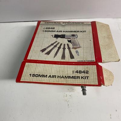 LOT 28B: Tools in Boxes: Skil Cordless Drill, Eagle Air Palm Nailer Model AN32 & More