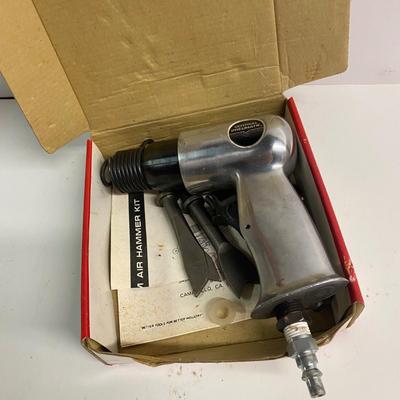 LOT 28B: Tools in Boxes: Skil Cordless Drill, Eagle Air Palm Nailer Model AN32 & More