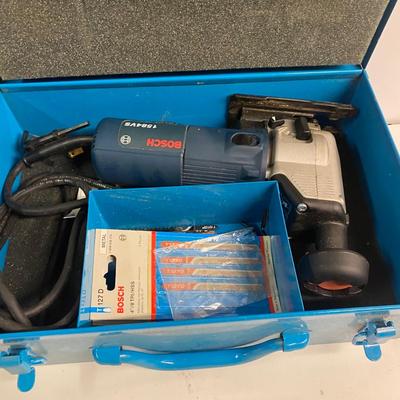 LOT 28B: Tools in Boxes: Skil Cordless Drill, Eagle Air Palm Nailer Model AN32 & More
