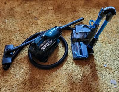 LOT 197X: Pair of Vaccums by ION and Oreck with Additional Parts