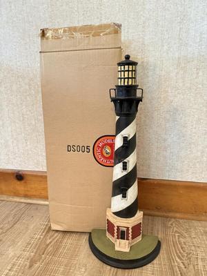 LOT 242K: 21" Authentic Models Cast Iron Lighthouse Door Stop