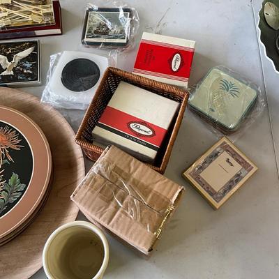Sale Photo Thumbnail #1174: Various sized coasters