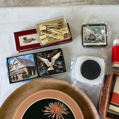 Sale Photo Thumbnail #1176: Various sized coasters
