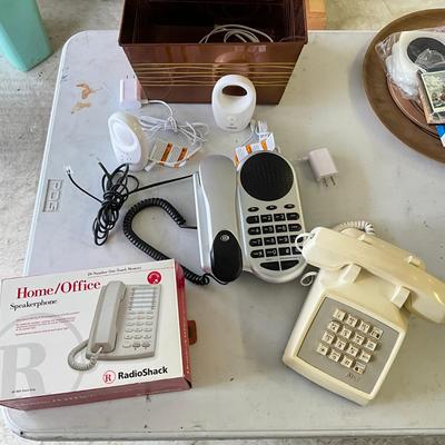 Sale Photo Thumbnail #1177: Radio Shack, Home Office Speaker Phone, AT&T phone, Durabrand Home Office Speaker