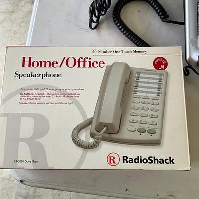 Sale Photo Thumbnail #1180: Radio Shack, Home Office Speaker Phone, AT&T phone, Durabrand Home Office Speaker