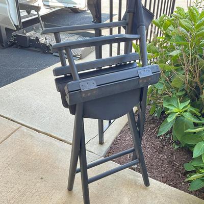Sale Photo Thumbnail #1219: Comes with extra fabric
Measures: 34" high x 23" wide x 16" deep x 16" seat height