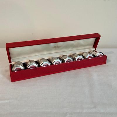 Sale Photo Thumbnail #1287: Comes with carry case, set of 8
Each measure: 1.5" high