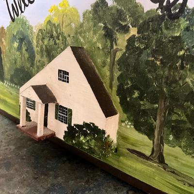 Sale Photo Thumbnail #1360: Model Of Third Haven Meeting House
measures: 20" wide x 10.5" high