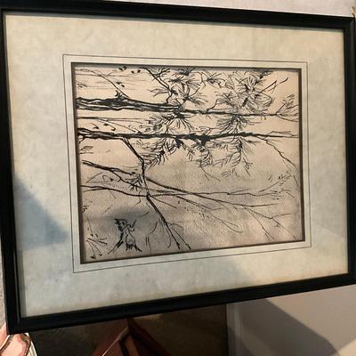 Sale Photo Thumbnail #1377: Two framed, others are un-framed