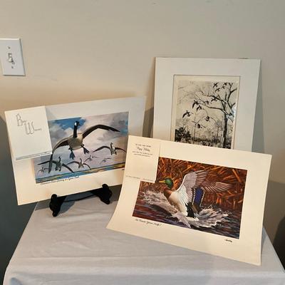 Sale Photo Thumbnail #1403: Set of prints and etchings, each in good condition