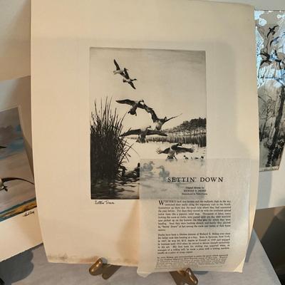 Sale Photo Thumbnail #1404: Set of prints and etchings, each in good condition