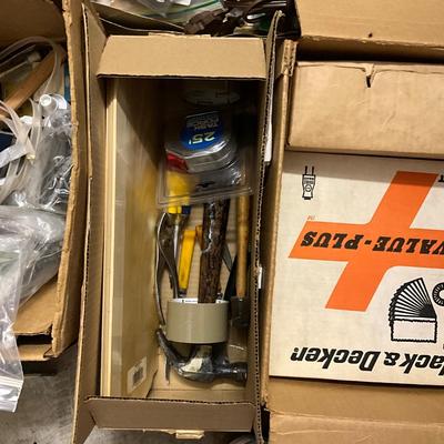 Sale Photo Thumbnail #1421: Very good working condition 
Hammers, socket set, new tape measure staple gun and much more