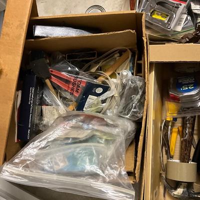 Sale Photo Thumbnail #1422: Very good working condition 
Hammers, socket set, new tape measure staple gun and much more