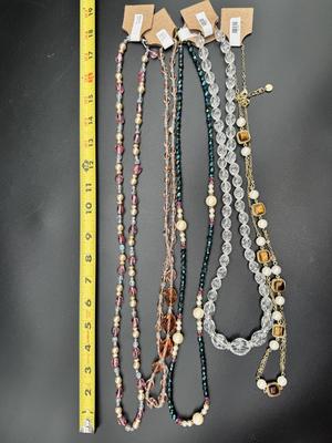 5 Lovely Vintage and Contemporary Long Necklaces