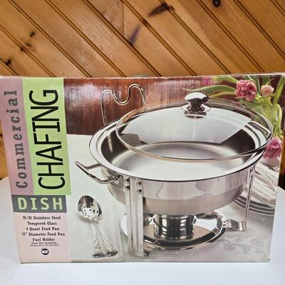 LOT 65P: Kitchen Appliances and Accessories Including Air Fryer, Bread Maker, Chafing Dish, Espresso Maker, and More