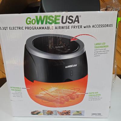 LOT 65P: Kitchen Appliances and Accessories Including Air Fryer, Bread Maker, Chafing Dish, Espresso Maker, and More