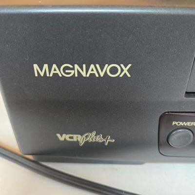 LOT 70F: Magnavox VHS VCR with Remote