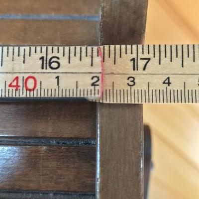 LOT71P: MCM Danish Style Roll Top Sewing Box