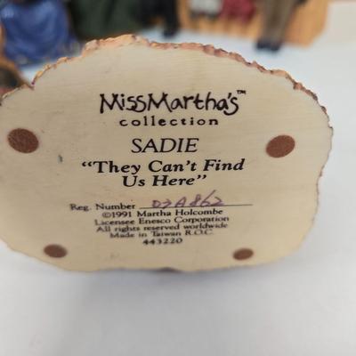 LOT 141F: Miss Martha's Collection Figurines and More