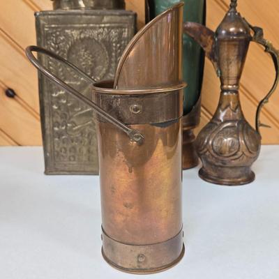 LOT 146F: Various Metal Vessels Including Ewer from Egypt