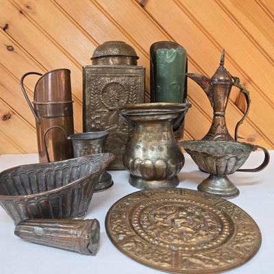 LOT 146F: Various Metal Vessels Including Ewer from Egypt