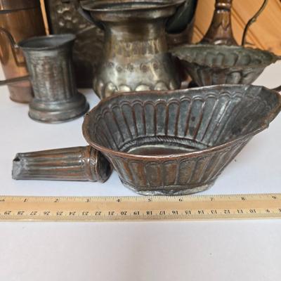 LOT 146F: Various Metal Vessels Including Ewer from Egypt