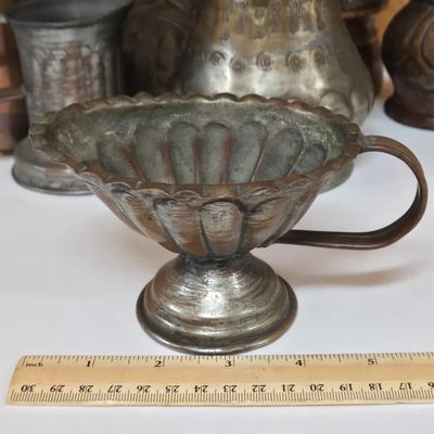 LOT 146F: Various Metal Vessels Including Ewer from Egypt
