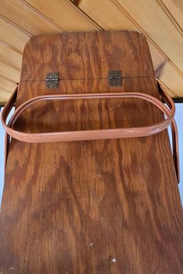 LOT 156F: Vintage Redmon Peru Ind. Picnic Basket and Basketville Picnic Basket