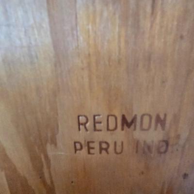 LOT 156F: Vintage Redmon Peru Ind. Picnic Basket and Basketville Picnic Basket
