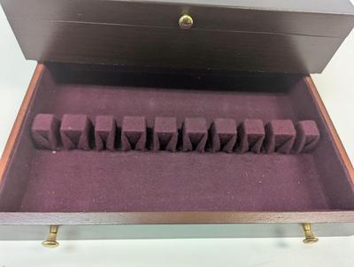Eureka Silverware Chest With Debonair Silver Plate Ware