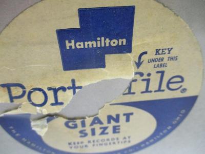 Hamilton Giant Size File With Keys