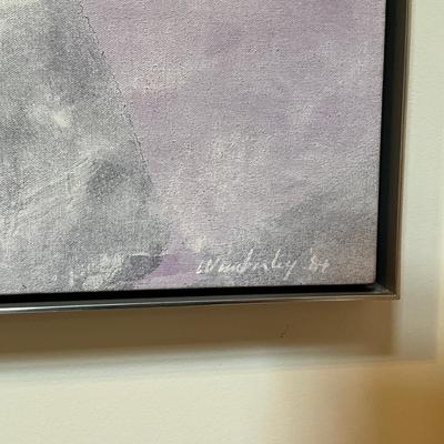 F700 Acrylic On Canvas "Trooping With Craws" By Frank Wimberley
