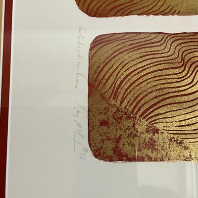 F703 Signed & Numbered Print "Celebration Cross" By Kay McCrohan