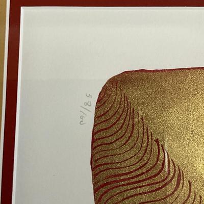 F703 Signed & Numbered Print "Celebration Cross" By Kay McCrohan