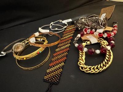 11 Bracelet Lot Vintage and Contemporary