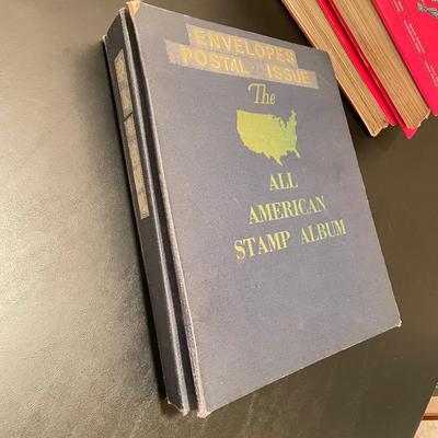 Three “The All American Stamp Album” Binders (O-SS)