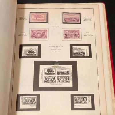 Three “The All American Stamp Album” Binders (O-SS)