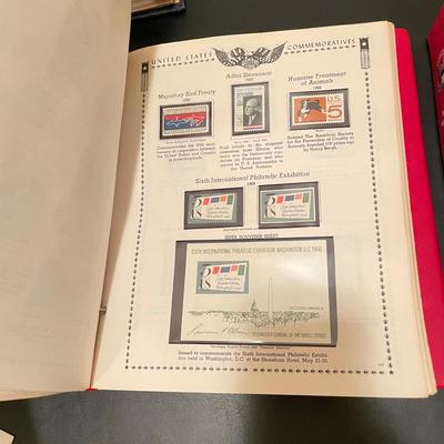 Three “The All American Stamp Album” Binders (O-SS)