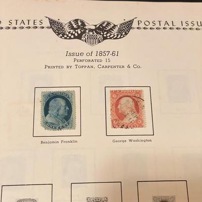Three “The All American Stamp Album” Binders (O-SS)