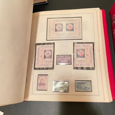 Three “The All American Stamp Album” Binders (O-SS)