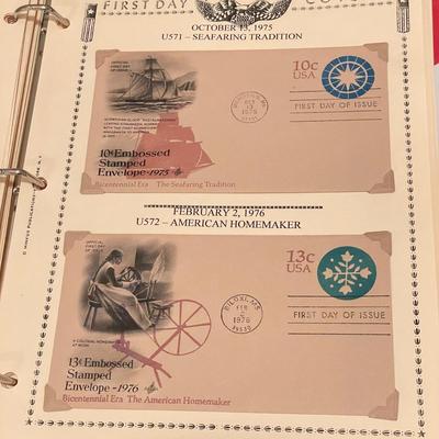 Stamped & Embossed First Day Cover Envelopes (O-SS)