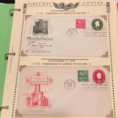 Stamped & Embossed First Day Cover Envelopes (O-SS)